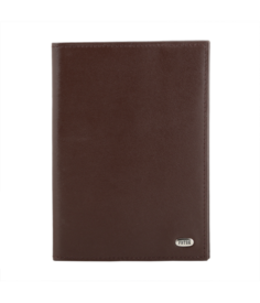 Обложка для паспорта унисекс PETEK 581 коричневая