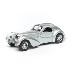 Коллекционная машина Bburago BUGATTI ATLANTIC 1936 SILVER серебристый, 1:24