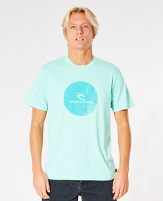 Футболка мужская Rip Curl CORP ICON TEE голубая M