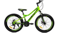 Велосипед 24 Roush 24MD220-3 зелёный матовый
