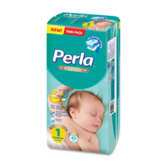 Детские подгузники Perla Twin Newborn 2-5 кг. 1 размер 42 шт. 96000751