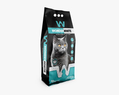 Наполнитель комкующийся Wonder White Marseille Soap c ароматом марсельского мыла, 10кг Wonderwhite