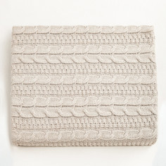 Плед детский вязаный Warm Whiff D-01К Светло-Бежевый 90x110 см