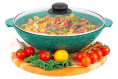 Сковорода для вока Elan Gallery Гармония вкуса 28 см черный 120620