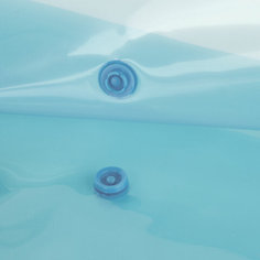 Папка-конверт с кнопкой STAFF А4 до 100 л прозрачная синяя 0,15 мм, 270470, 120мкм