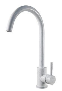 Смеситель ESKO для кухни, R-излив, White, арт. K45 White ЕСКО