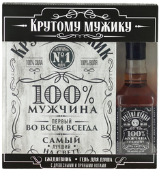 Набор «Крутому мужику» гель для душа 250 мл, ежедневник 6771870 Hard Line
