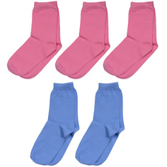 Носки для девочек ХОХ 5-d-1226 цв. розовый; голубой р. 30