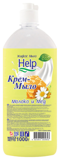Жидкое мыло Help Молоко и Мед 1 л