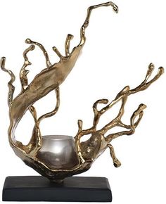 Подсвечник декоративный 26x52x46 см Garda Decor