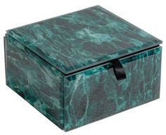Шкатулка стеклянная 12x7x12 см Garda Decor
