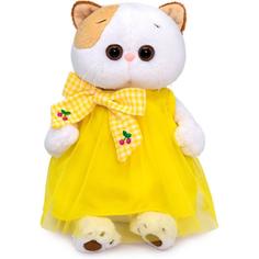 Мягкая игрушка Budi Basa Basik & Co Кошечка Ли-Ли в желтом платье с бантом 24 см LK24-099