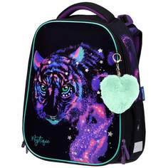 Ранец Berlingo Expert Neon Tiger 37*28*16 см фиолетовый 313302