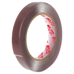 Лента клейкая двусторонняя AVS SCH-030 9 mm x 5 m акриловая основа (серая)