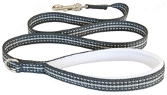Мягкий светоотражающий поводок белый 20mm x 1,2m Cortina