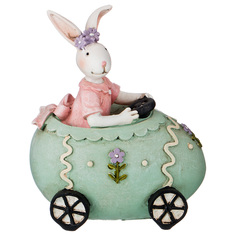 Фигурка Пасхальный кролик 12x8x14 см Lefard