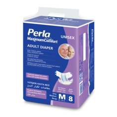 Подгузники для взрослых и лежачих больных Perla Standard р.M (85-125 см) 8 шт.