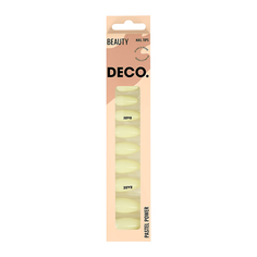 Набор накладных ногтей DECO. PASTEL POWER babe (24 шт + клеевые стикеры 24 шт)