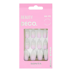 Накладные ногти Deco Baby Star By Sonya Miro butterflies 24 шт.+клеевые стикеры 24 шт.