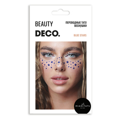 Набор переводных тату-веснушек DECO. by Miami tattoos (Blue Stars)