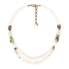 Колье из бижутерного сплава с бирюзой 47 см Nature Bijoux NB20.2-15-41262