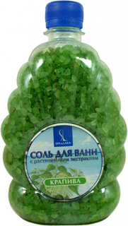 Соль для ванн SPA by LARA Крапива 630 гр, 10 шт