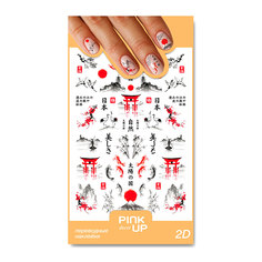 Наклейки для ногтей Pink Up Decor 2D переводные, 42, 3 г