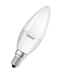 Лампа светодиодная LED 7SW/865 свеча матовая E27 230В 10х1 RU OSRAM 4058075579507 Ledvance