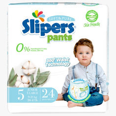 Трусики подгузники Slipers 5 XL 24 шт.