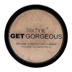 Хайлайтер для лица TECHNIC GET GORGEOUS HIGHLIGHTING POWDER тон bronze