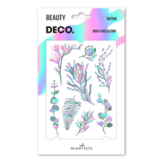 Переводное тату для тела Miami Tattoos Holographic Branches