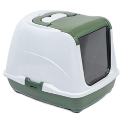 Туалет для кошек, совок Pettails домик с дверцей 50 х 38 х 37 см
