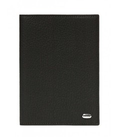 Обложка для паспорта унисекс PETEK 581 черная