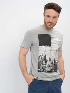 Футболка мужская Lee cooper MT2A115603BS2LC1-LGM серая L