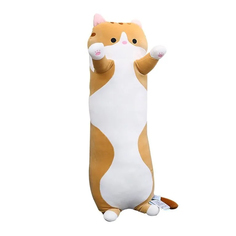 Мягкая игрушка-подушка Market toys lab антистресс Кот-батон рыжий 70 см
