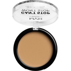 Крем-пудра для лица NYX PROFESSIONAL MAKEUP CANT STOP WONT STOP компактная тон Beige