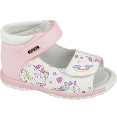 Босоножки Mursu белый/розовый р.