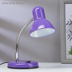 Лампа настольная светодиодная 8Вт LED 750Лм 14xSMD2835 шнур 1,5м фиолетовый Уютель