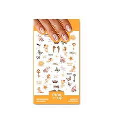 Дизайн ногтей Pink Up Decor Наклейки 2D переводные, тон 20, 5 г