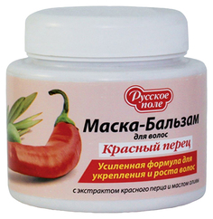 Маска-бальзам для укрепления и роста волос «Русское поле» красный перец, 280 мл