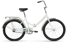 Городской велосипед Forward Valencia 24 1.0 (2022) 16 белый/оранжевый