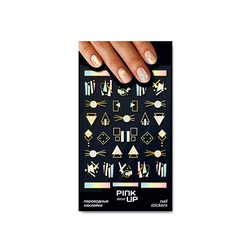 Наклейки для ногтей Pink Up Decor Nail Stickers переводные, 888, 3 г