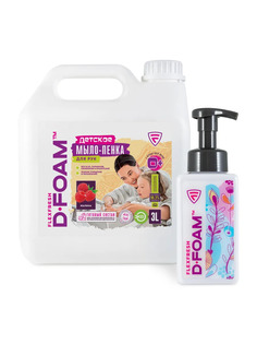 ЭКО жидкое мыло пенка для рук и тела детская Flexfresh D-FOAM HSEKDF-3000/104