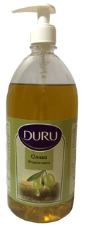Жидкое мыло для рук DURU олива, 1 л