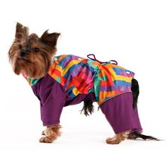 Комбинезон для собак Yoriki Спектр фиолетовый размер XL 33 см