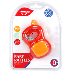 HAUNGER Игрушка погремушка Телефончик Red/Красный 8*12 см HE0158-Red Huanger