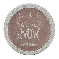 Хайлайтер для лица Lovely GLOW WOW LOOSE HIGHLIGHTER тон silver