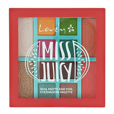 Палетка теней для век Lovely Miss Juicy, 9 г