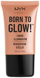 Хайлайтер для лица NYX Professional Makeup Born To Glow Liquid Illuminator 02 Gleam