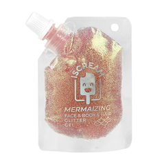Глиттер для лица, тела и волос ISCREAM MERMAZING гель тон 03 fairy